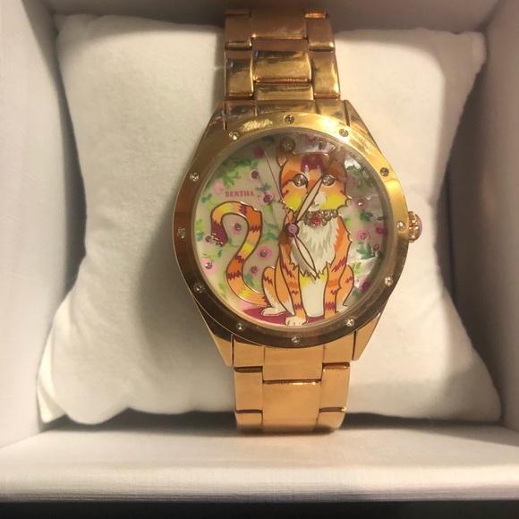 Bertha rose gold cat watch - Picture 4 of 5